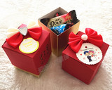 成品镂空喜糖盒德芙好时费列罗巧克力宝宝出生满月周岁用品礼盒装