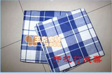 纯棉蓝白格子床单 学生专用床单 纯棉纯蓝被套 可定做各种床品