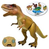 恐龙玩具仿真行走霸王龙男孩遥控动物电动超大号恐龙模型