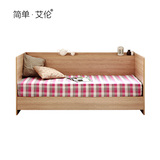 沙发床1.2米小户型单人储物沙发床日式书房带护栏1.5米板式沙发床
