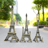 巴黎埃菲尔铁塔模型创意家居铁艺装饰品现代简约电视柜办公室摆件