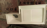洗衣柜台盆非标订做 可切角接板材台面全石材人造石阳台水槽搓板