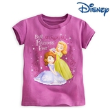 现货 美国代购 Disney迪士尼 索菲亚公主 Sofia 女孩 短袖 T恤