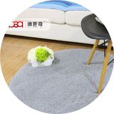 加密加厚珊瑚绒圆形地毯卧室床边毯转椅垫电脑椅子地毯吊兰瑜伽垫