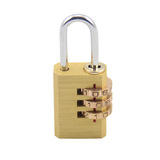 纯铜密码挂锁箱包数字锁健身房防盗工具密码锁3位四位抽屉 小号