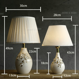 台灯卧室床头创意欧式陶瓷简约现代 中式时尚温馨结婚庆小台灯