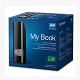 WD西数6T My Book 3.5英寸 USB3.0移动硬盘6TB WDBFJK0060HBK加密