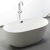 浴缸亚克力 椭圆 贵妃 独立式 薄边 浴缸1.3 1.4 1.5 1.6 1.7米