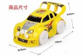 无遥控小孩汽车模型益智音乐轿车婴儿童四轮万向赛车电动玩具男童