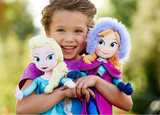 冰雪奇缘玩具女王艾莎公主安娜毛绒娃娃外贸公仔儿童生日礼物包邮