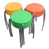 包邮特价简易凳子餐凳不锈钢凳子家用凳子折叠凳子塑料圆凳凳子