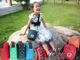 韩版小公主包包可爱儿童小斜挎包单肩包男女学生小包牛津布手机包