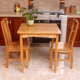 精致楠竹小户型餐桌现代简约特价竹质方桌家用组装特实惠小型饭桌