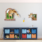3d立体墙贴纸贴画装饰品防水壁纸墙纸自粘卡通儿童房卧室客厅创意
