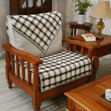 夏季全棉亚麻编织布艺沙发做垫老粗布中式木沙发垫套沙发罩沙发巾