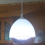 升降吊灯伸缩麻将灯LED现代简约餐厅茶楼宾馆吧台PVC吊灯个性灯