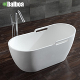 巴博1.5米精工人造石浴缸 欧式独立浴缸 9989