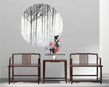 新中式榆木免漆禅椅单人沙发椅禅意样板房家具定制实木椅子圈椅