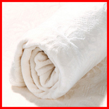泰国乳胶枕头套纯棉加厚简约天鹅绒酒店双人情侣天鹅绒枕巾一个