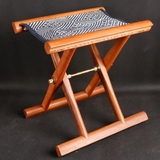 特价山东红木马扎 实木精品工艺马札凳 送老人礼品折叠便携靠背椅