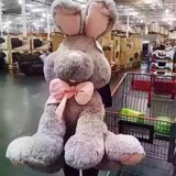 美国costco超市新款长耳朵玩偶毛绒玩具超大号邦尼兔子公仔礼物