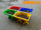 儿童沙滩戏水玩具幼儿园大沙池塑料沙水桌椭圆型组合沙水盘特价