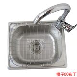 304不锈钢小水槽超小单槽水盆厨房洗菜盆洗手盆洗碗池37X31包邮