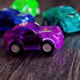 透明塑料迷你回力轿车儿童益智玩具小汽车节日礼物