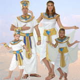 万圣节服装 埃及法老衣服男成人女公主长裙古希腊服装 尼罗河cos