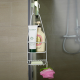 浴室置物架洗漱用品花洒挂篮双层卫生间创意小巧收纳篮壁挂洗手间