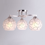 简约现代LED创意艺术温馨餐厅客厅儿童房卧室吸顶灯具玻璃吊灯
