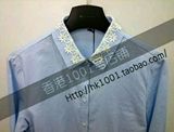 G2000香港专柜正品代购 女装长袖 浅蓝色衬衫 雏菊