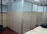 上海办公家具移动屏风板式隔断墙活动折叠屏风玻璃高隔断活动间