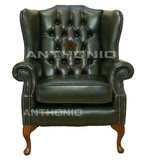 特价欧洲蜡变皮真皮单人沙发美式英式乡村风格新古典老虎椅休闲椅