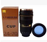 Camera Lens Cup 24-70 Coffee Tea Mug Thermos Lens Lid