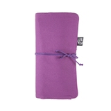 energy艾诺琪紫色15支帆布化妆刷收纳包