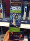 澳洲直邮 博朗Oral-B旋转式电动牙刷头 2个装 多角度清洁 成人款