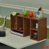 创意桌上小书架伸缩置物架桌面书架办公室书架简易书桌收纳架学生