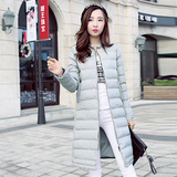 2015冬季新款棉衣女中长款轻薄修身显瘦羽绒棉服韩版棉袄大码外套