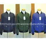 2015春季新款ZIOZIA正品代购精致韩版纯色男款修身夹克外套/3色