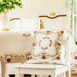桌布艺 餐桌茶几台布刺绣镂空 欧式奢华田园 现代美中式时尚包邮