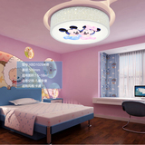 可爱儿童房间卧室灯现代LED吸顶灯创意蘑菇男孩女孩护眼灯具简约