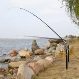 天雾自动钓鱼竿弹簧竿远投抛竿海杆特价自动弹跳海竿套装渔具用品