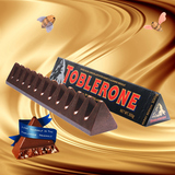 瑞士进口巧克力 Toblerone瑞士三角黑巧克力100g 正规原装进口