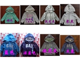【特价】babyGap 童装 婴儿幼儿 logo带帽 开衫外套卫衣（薄款）