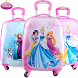 迪士尼ABS儿童拉杆旅行箱万向轮18寸拖箱行李箱男女童登机箱书包
