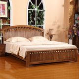 香樟木床 全实木床 1.8米双人床 现代新中式实木家具卧室家具婚床