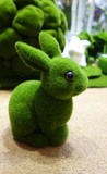 仿真绿植苔藓植毛人造假绿兔新款摆设办公室人造草坪园艺室内客厅