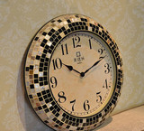 后现代新古典美式创意欧式简欧客厅静音挂钟墙面挂饰装饰挂钟钟表