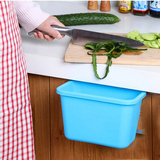 式垃圾桶 塑料桌面收纳盒 多功能创意储物盒可洗厨房橱柜门挂